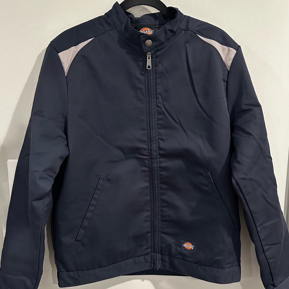 NWT Dickies Men's Dark Blue and Gray Lightweight Jacket - Picture 3 of 10